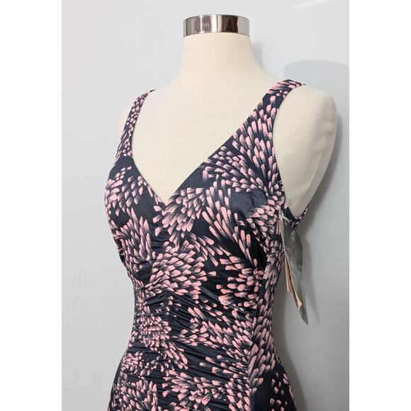 Catalina Gray/Pink Swimsuit NOS - Picture 5 of 7